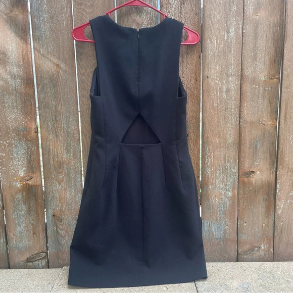 BANANA REPUBLIC Women’s Black Pencil‎ Sheath Dress Sleeveless Cut Out Size 8 - Picture 6 of 10